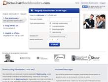 Tablet Screenshot of betaalbareboekhouders.com